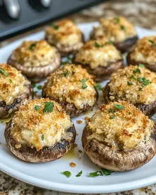 Champignons Farcis Délicieux au Fromage à la Crème