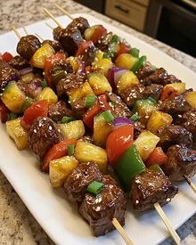 Brochettes de boeuf teriyaki irrésistibles