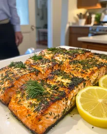 Recette de saumon grillé aux herbes et au citron