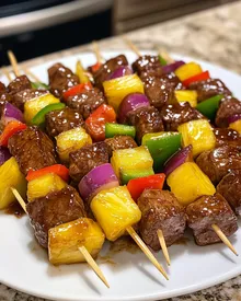 Brochettes de bœuf aigre-douce irrésistibles