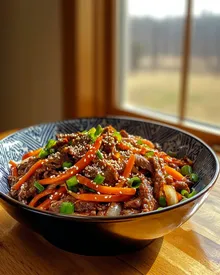 Bulgogi de bœuf épicé et ardent