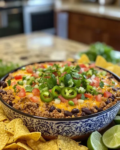 Délice de Trempette Taco au Fromage Irrésistible