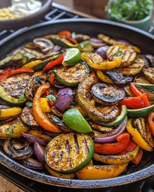 Fajitas de légumes grillés savoureuses