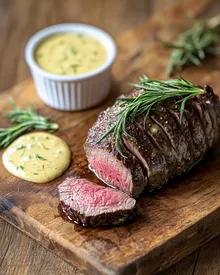 Chateaubriand exquis avec un délice béarnaise